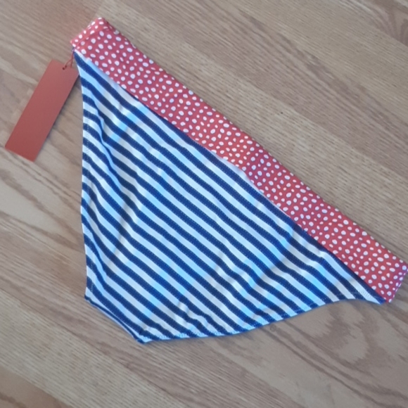Nwt S. Oliver blue & white striped bikini bottom - Picture 4 of 4
